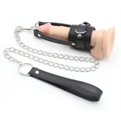 BDSMaster Laisse pour pénis Loop Dick Noir